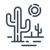 desert landscape icon